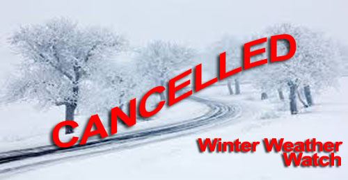 Winter Weather Watch - Cancelled